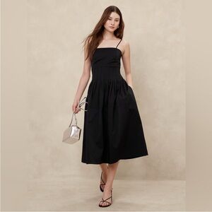 Banana Republic Pleated Midi Dress